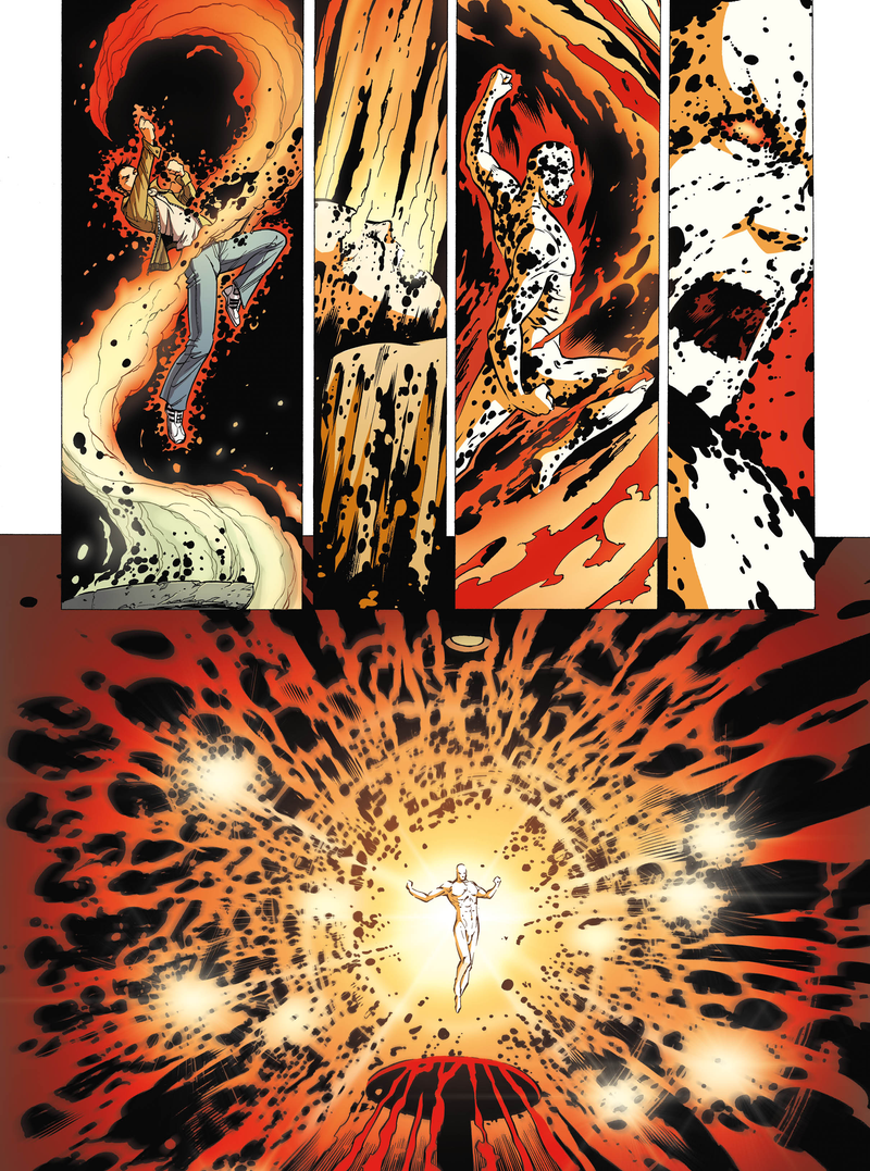 Interior artwork from Masked #1, by Stéphane Créty